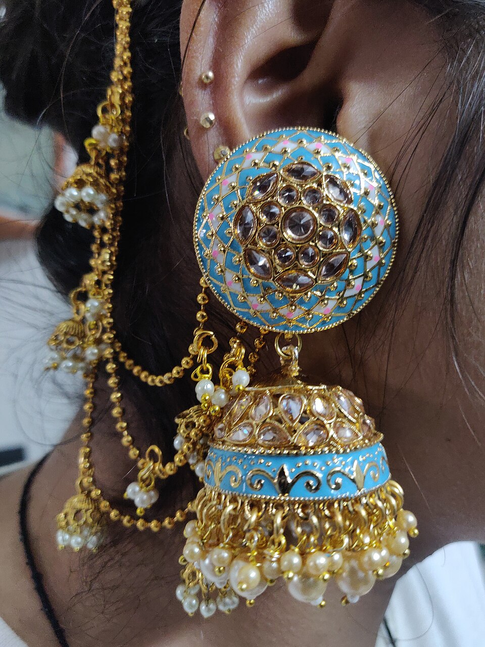 Traditional Meenakari Waist Chain Series 672 — View 3