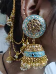 Stunning South Indian Temple Earrings Series 859